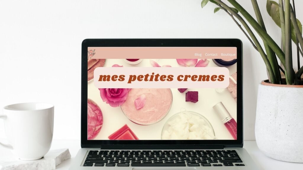 mockup mespetitescremes.com